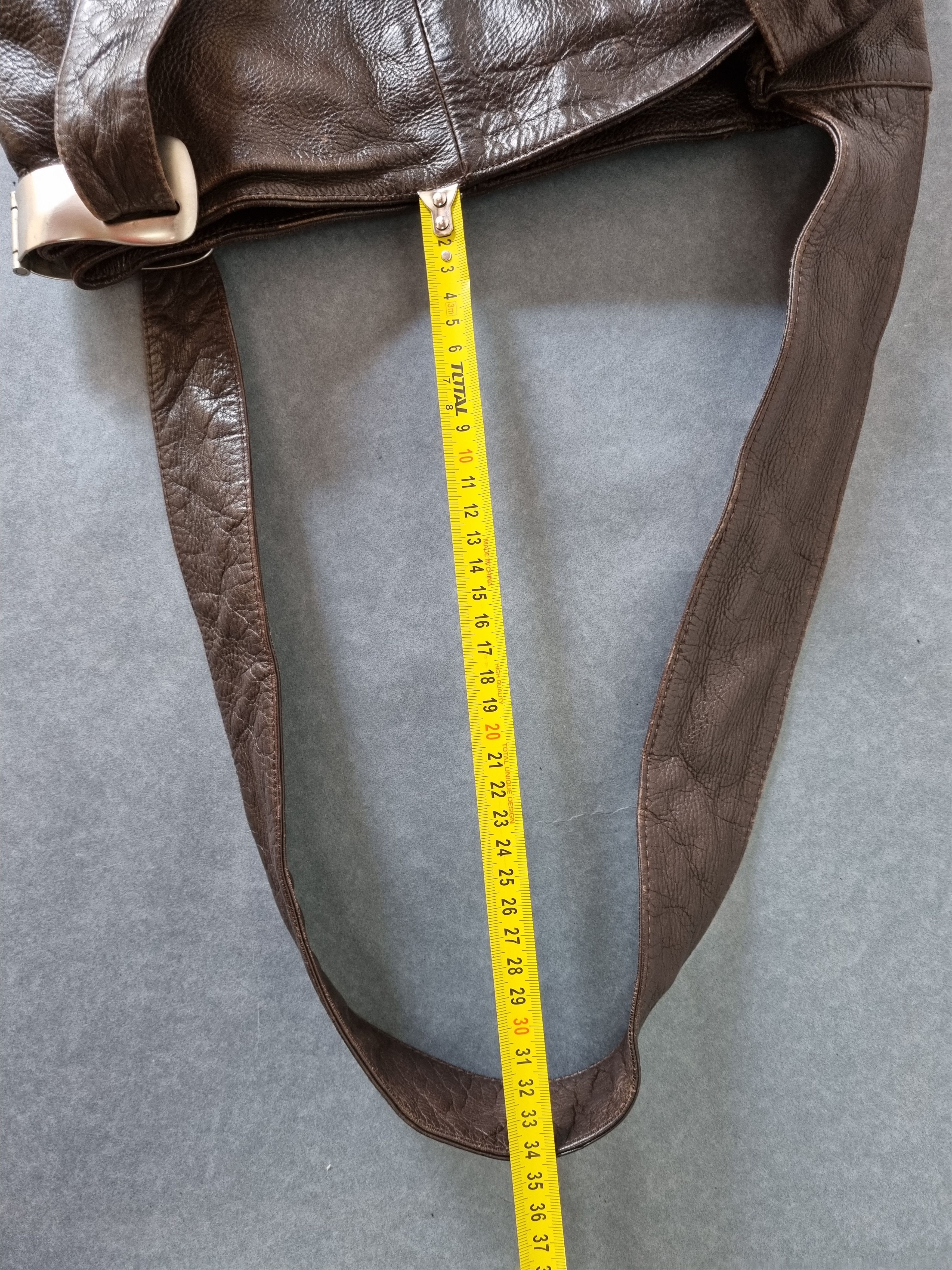 Handmade × Leather Unique Leather Renato Angi Venezia Handmade Shoulder Bad Size ONE SIZE - 21 Thumbnail