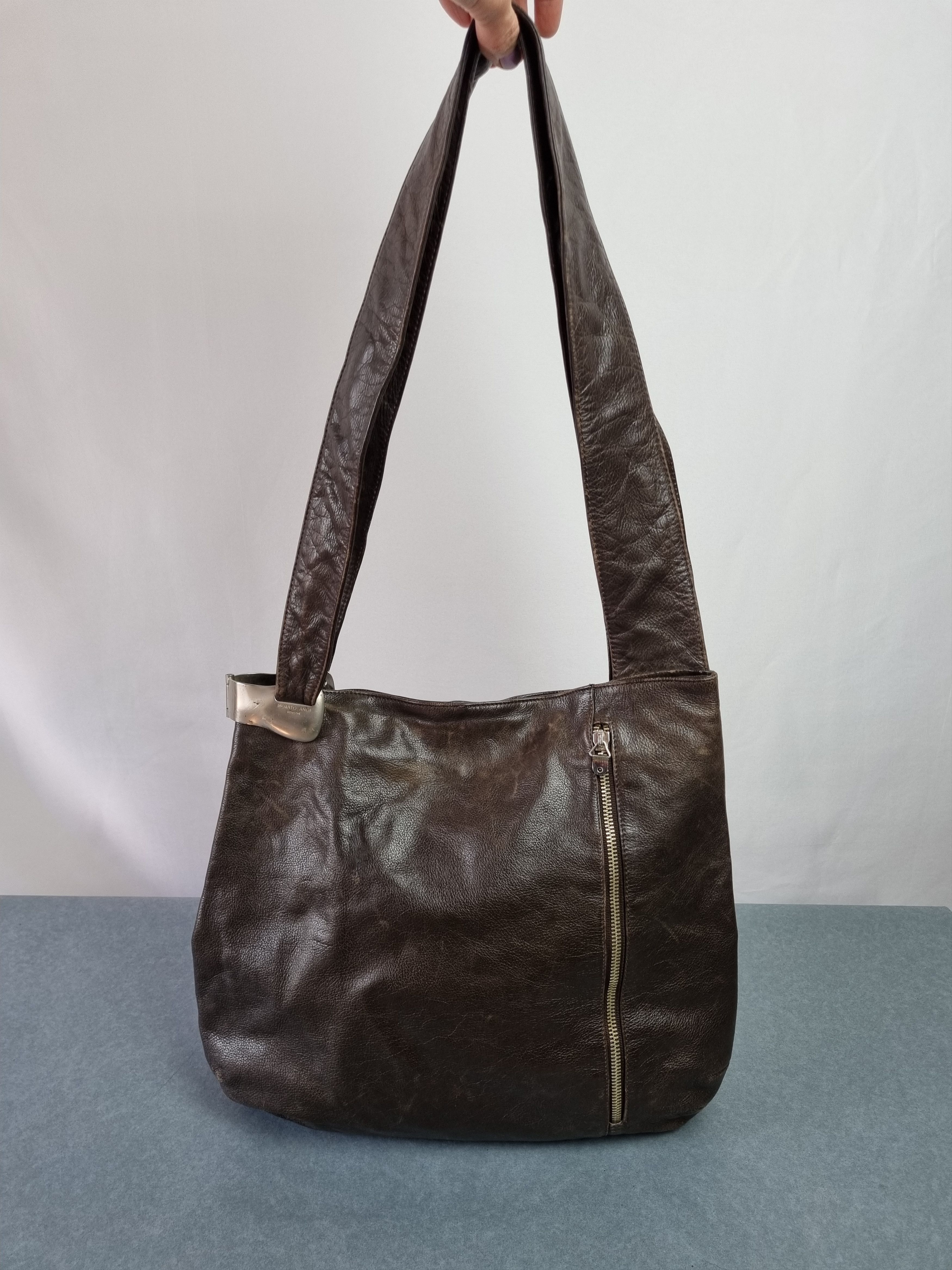 Handmade × Leather Unique Leather Renato Angi Venezia Handmade Shoulder Bad Size ONE SIZE - 4 Thumbnail