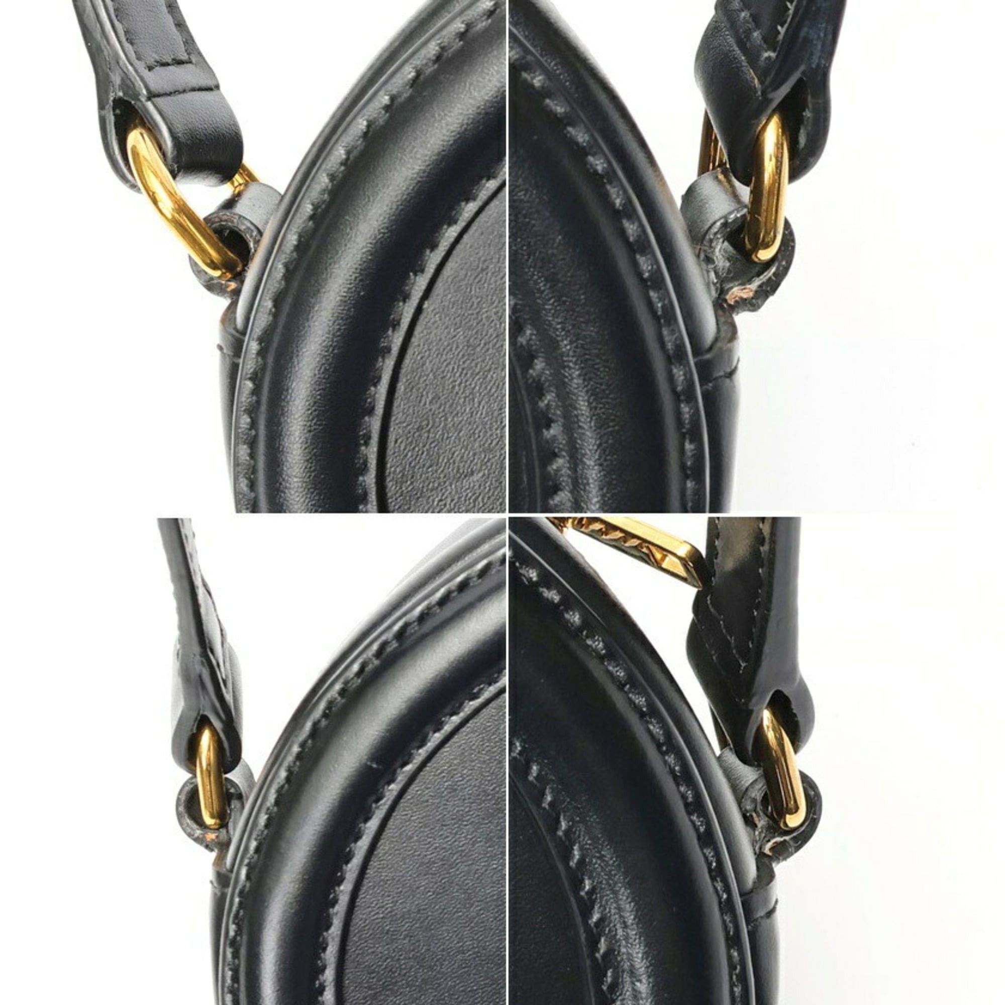 Celine Celine Oval Bag Cuile Triomphe Shoulder 19860 Black Size ONE SIZE - 6 Thumbnail