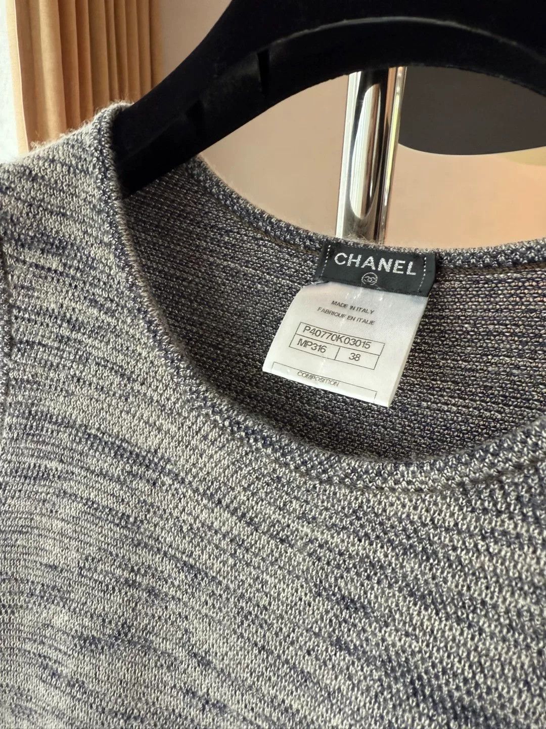 Chanel Cashmere Sleeveless Dress