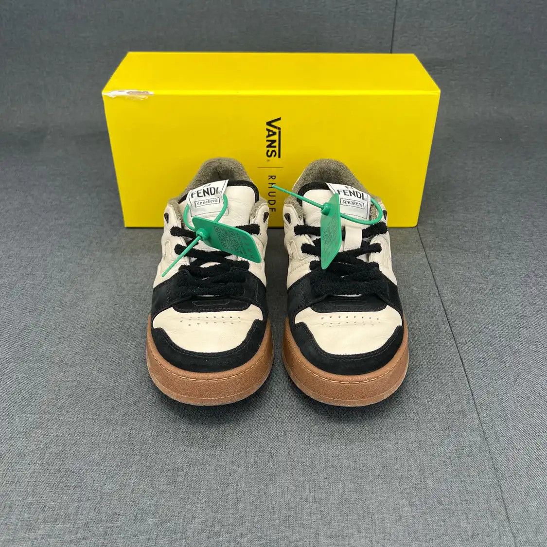 Fendi FENDI white synthetic Women's casual sneakers 37.5 Size US 7.5 / IT 37.5 - 2 Thumbnail