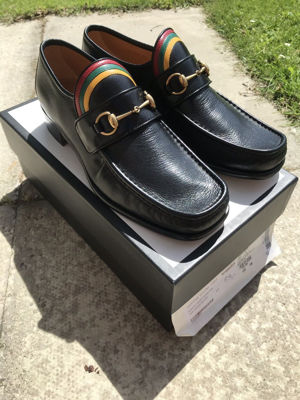 Gucci on sale rainbow loafers