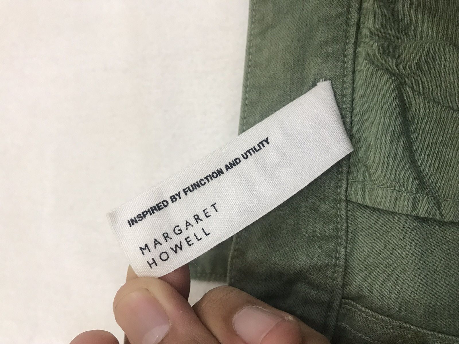 Margaret Howell MHL WOOL LINE COTTON BLEND PANTS Size US 29 - 6 Thumbnail