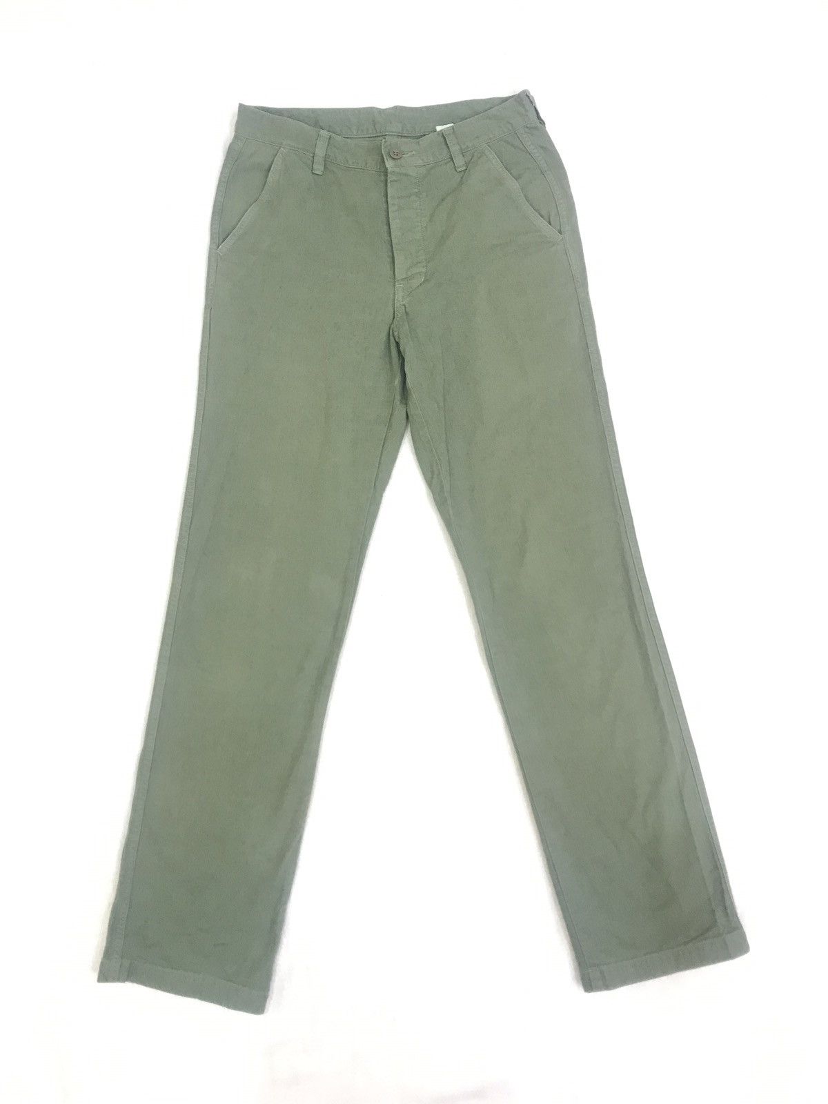 Margaret Howell MHL WOOL LINE COTTON BLEND PANTS Size US 29 - 1 Thumbnail