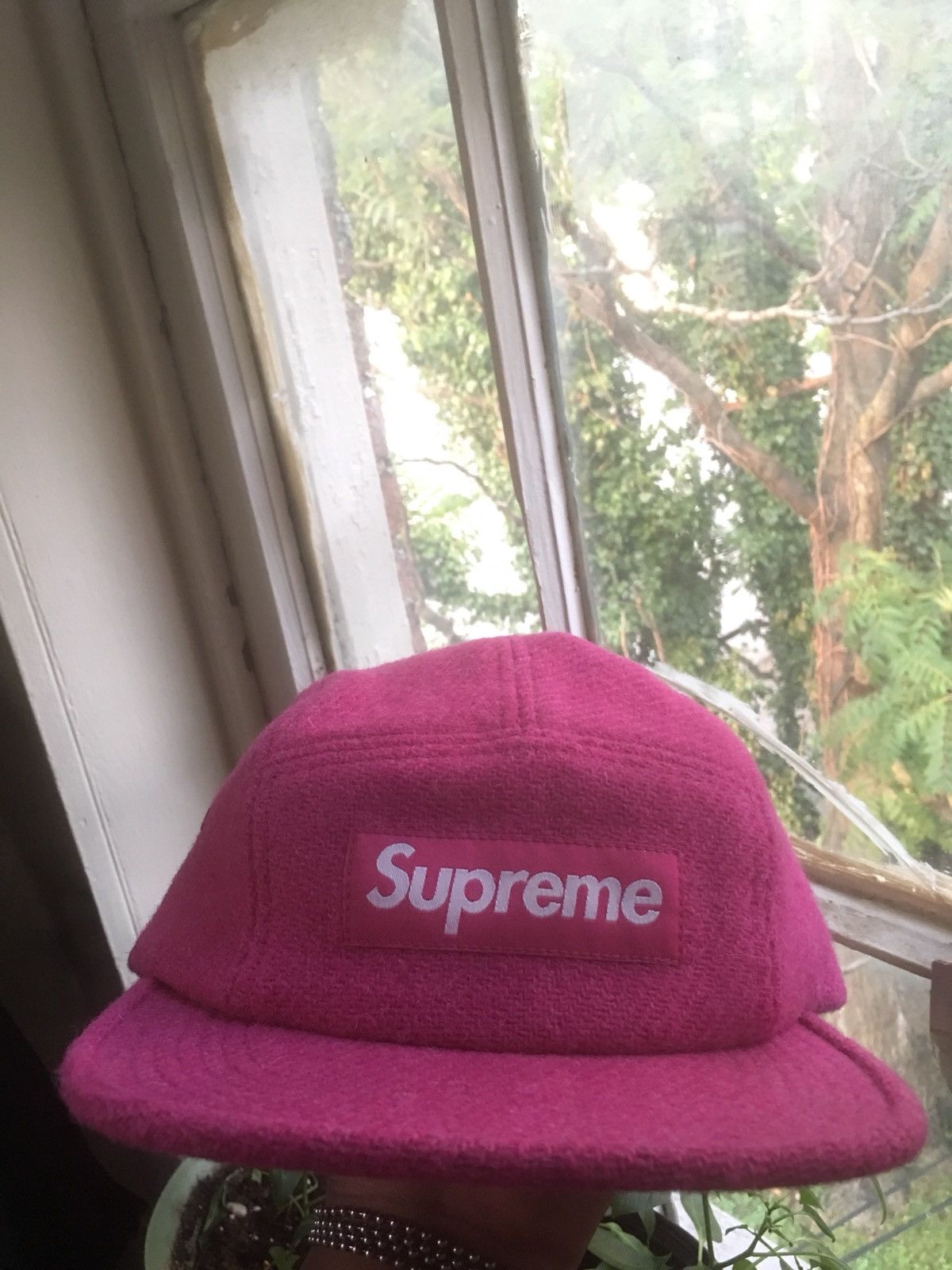 Supreme Supreme Featherweight Wool Camp Cap Hat Pink | Grailed