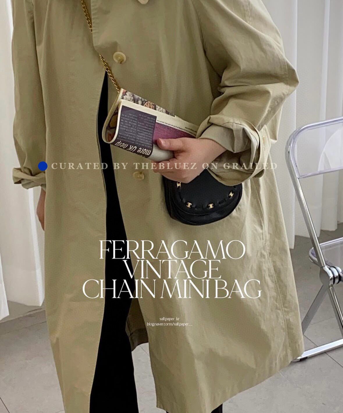 Salvatore Ferragamo Ferragamo Black Gold Chain Minibag Size ONE SIZE - 8 Thumbnail