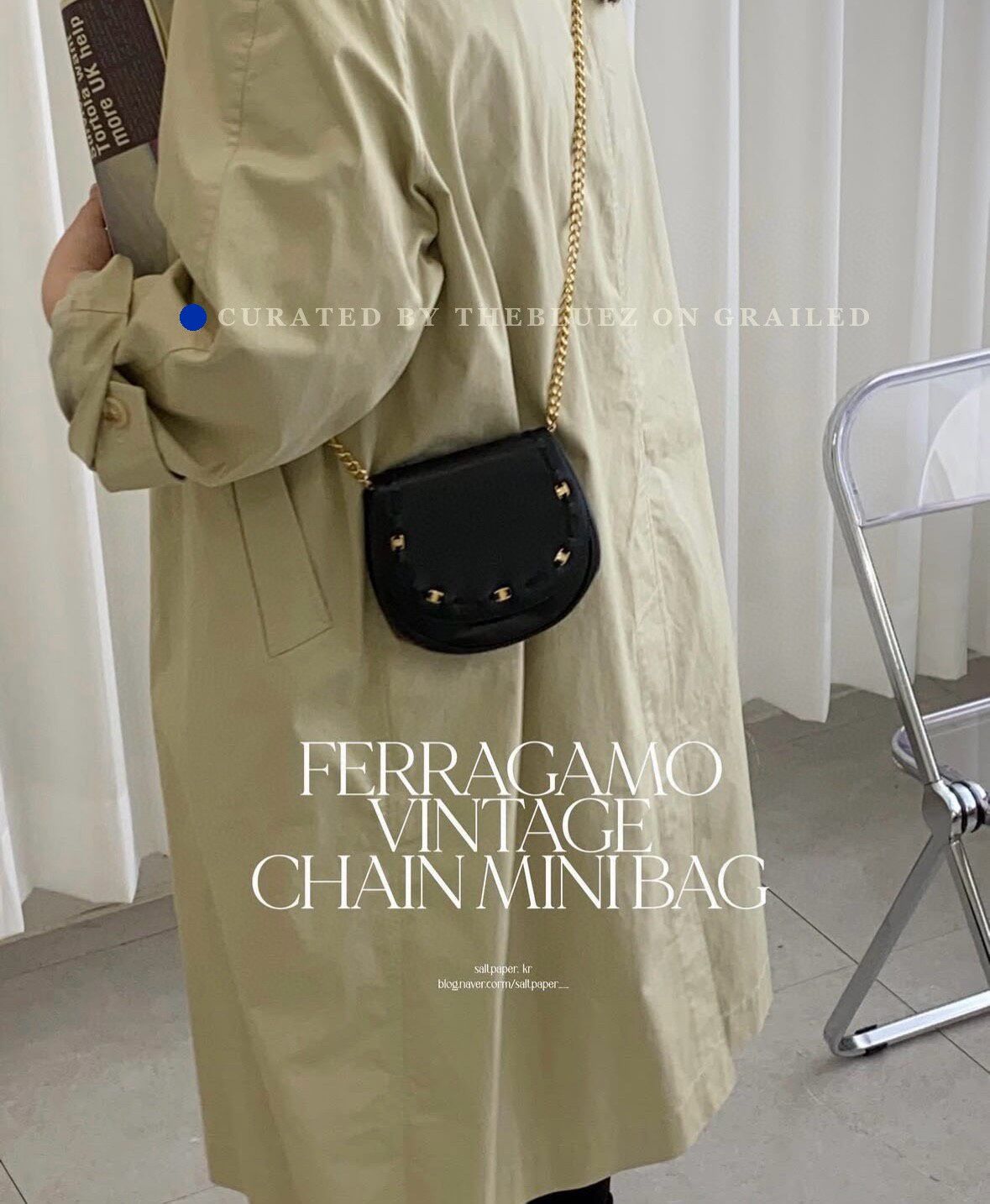 Salvatore Ferragamo Ferragamo Black Gold Chain Minibag Size ONE SIZE - 6 Thumbnail