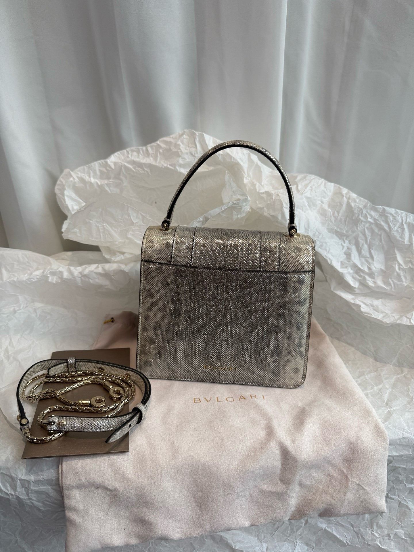 Bvlgari Bvlgari Serpenti Forever Accordion Snake Bag Size ONE SIZE - 4 Thumbnail