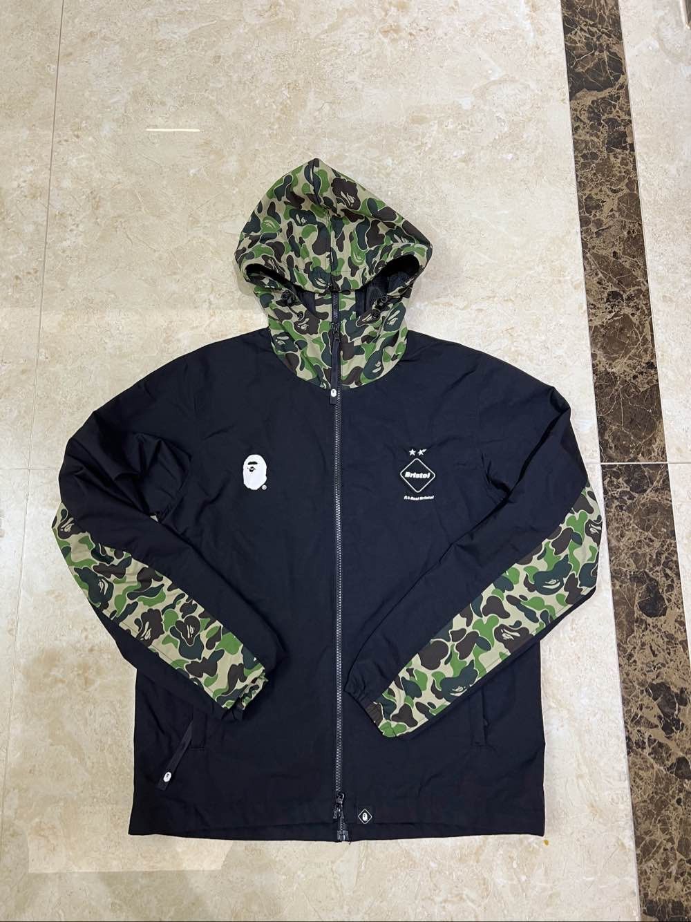 A Bathing Ape x FCRB Camo Practice Jacket Size S