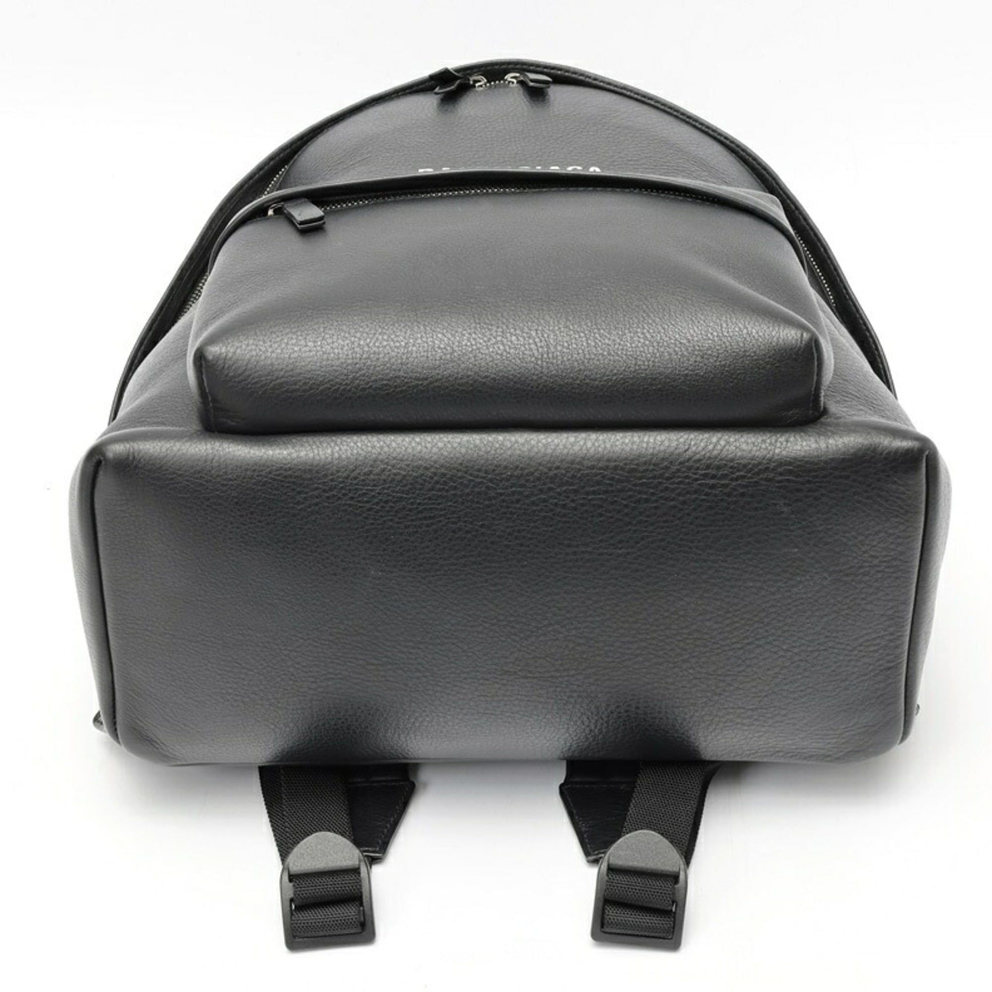 Balenciaga Balenciaga Everyday Leather Backpack (552374) - Leather, Black Size ONE SIZE - 4 Thumbnail