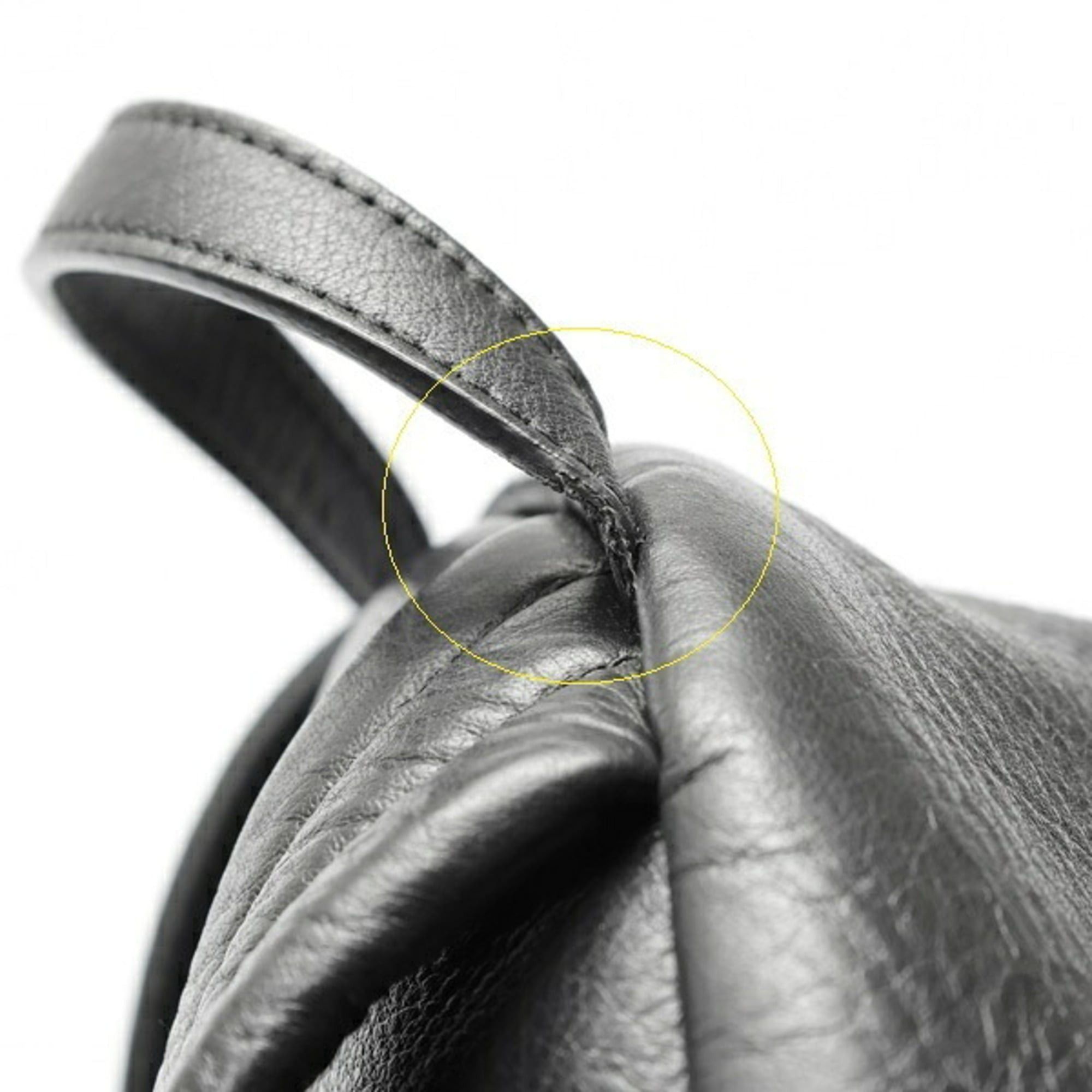 Balenciaga Balenciaga Everyday Leather Backpack (552374) - Leather, Black Size ONE SIZE - 5 Thumbnail