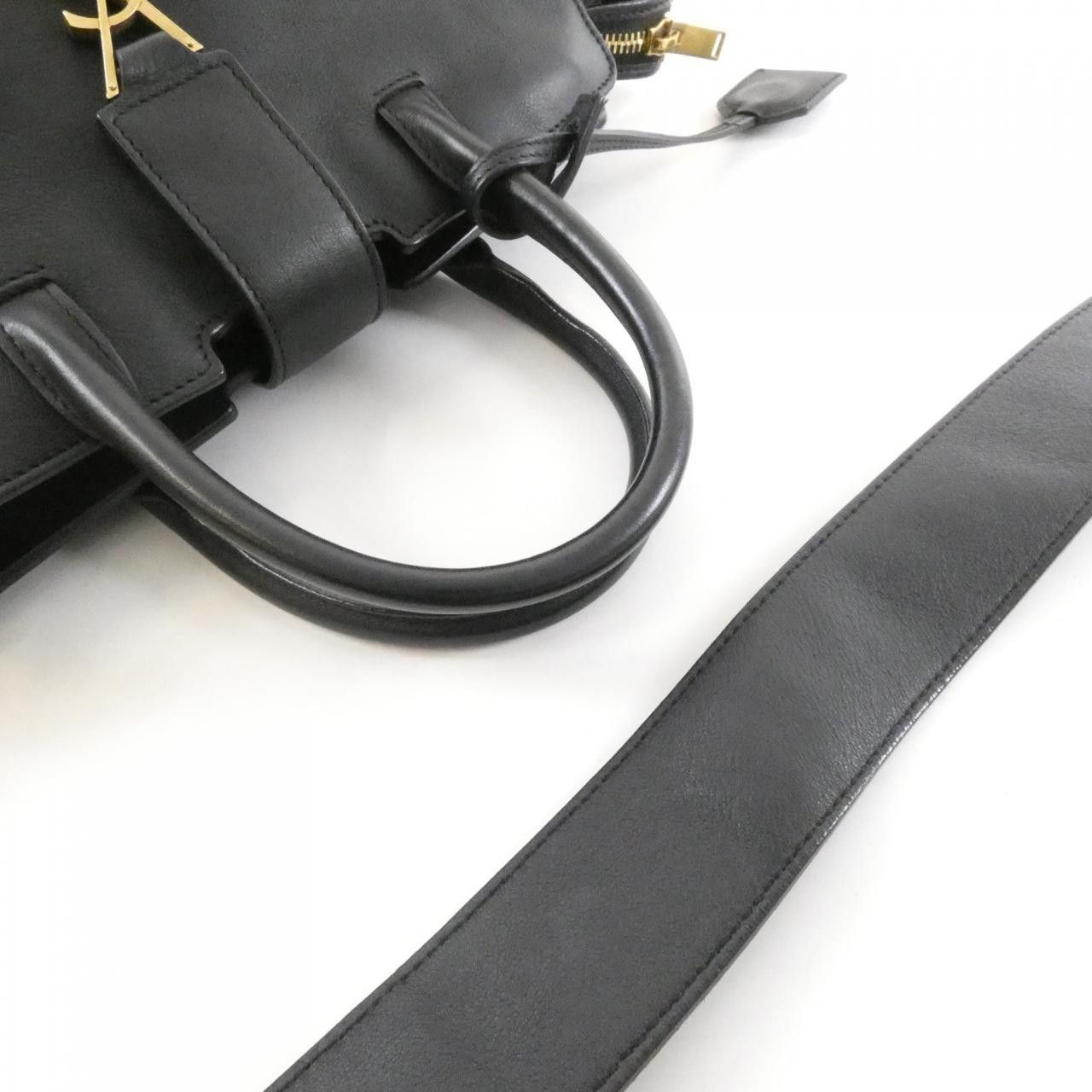 Yves Saint Laurent Yves Saint Laurent Saint Laurent Downtown Calf Suede Shoulder Bag Leather Shoulder Bag 436834BJ5XW DUTY FREE for USA Size ONE SIZE - 4 Thumbnail