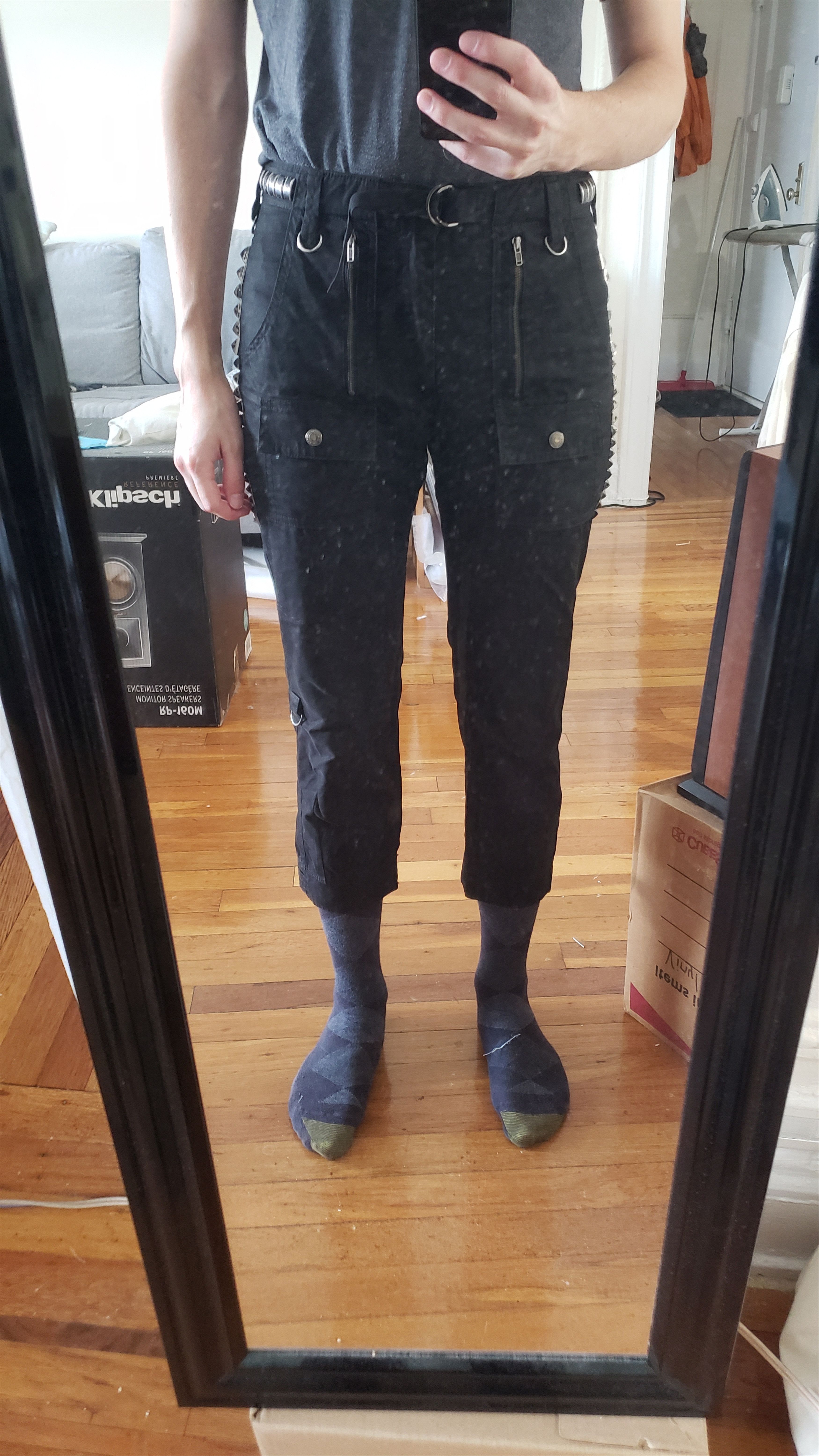 Undercover SS06 Cropped Studded Bondage Pants Size US 30 / EU 46 - 11 Thumbnail