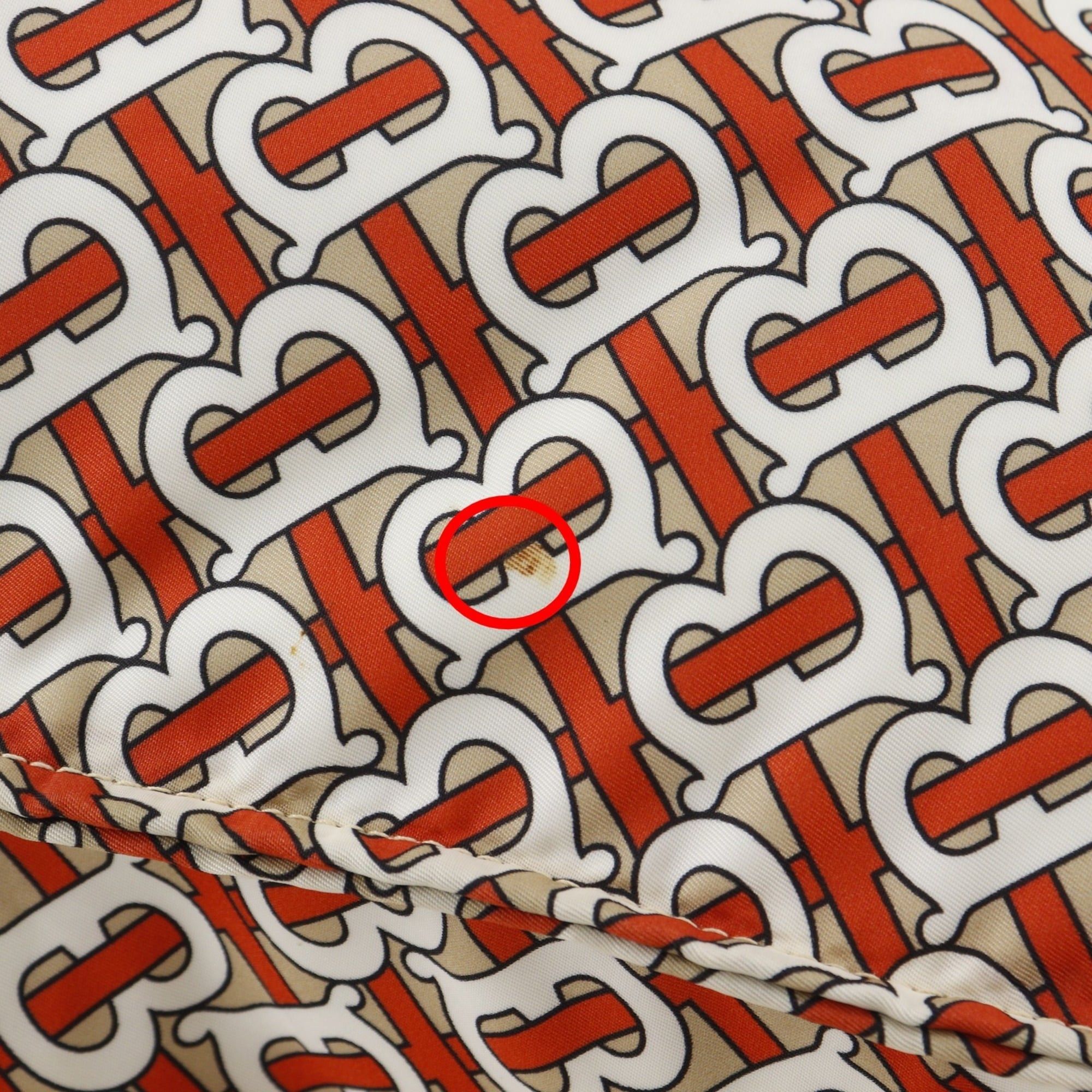 Burberry Burberry TB Monogram Backpack/Daypack, Nylon, Orange, A4 Size, Drawstring, Women's Size ONE SIZE - 9 Thumbnail