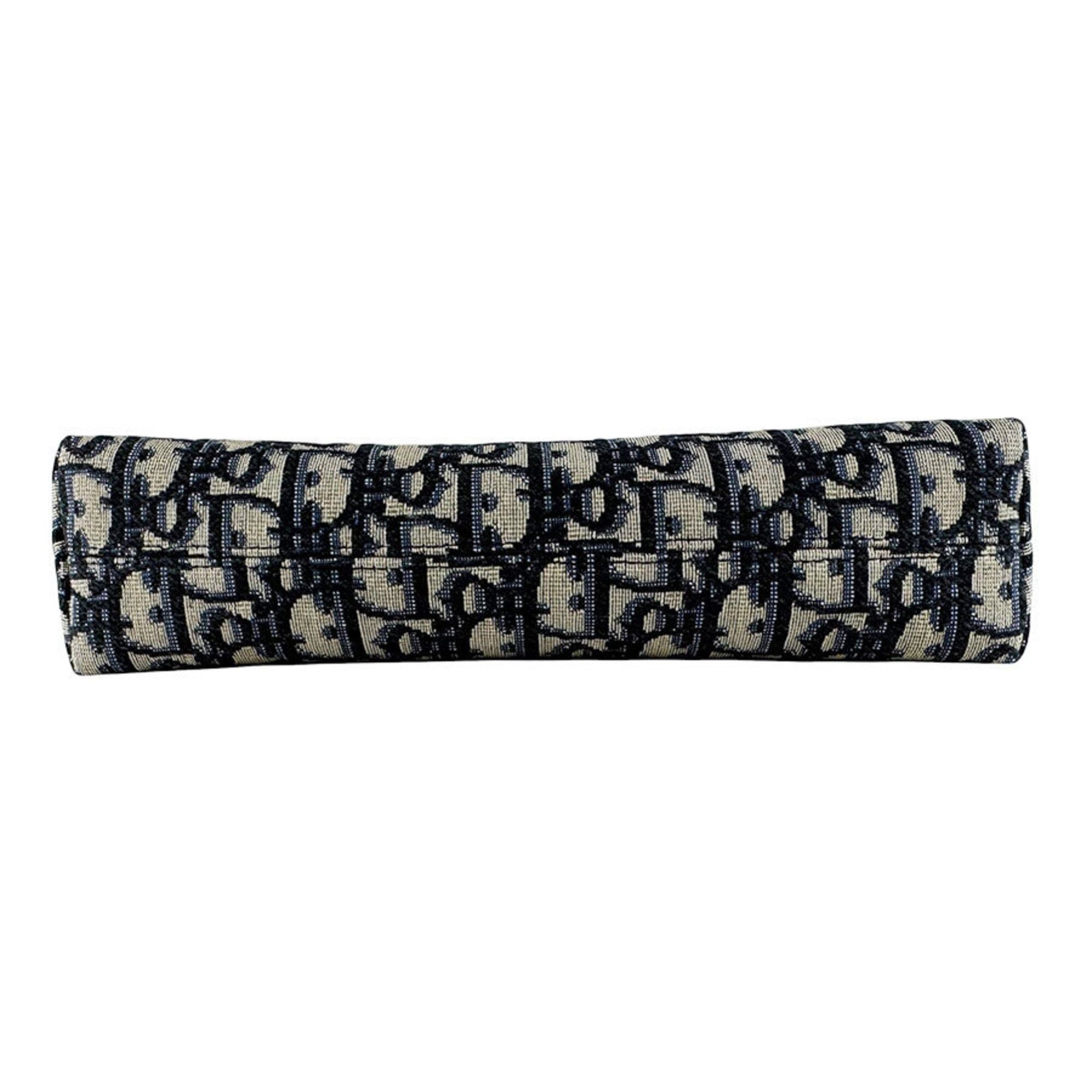 Dior Christian Dior 30 Montaigne Hobo Mini Bag, Canvas and Leather, Navy, Women's, S2381UTZQ_M928 z10290 Size ONE SIZE - 4 Thumbnail