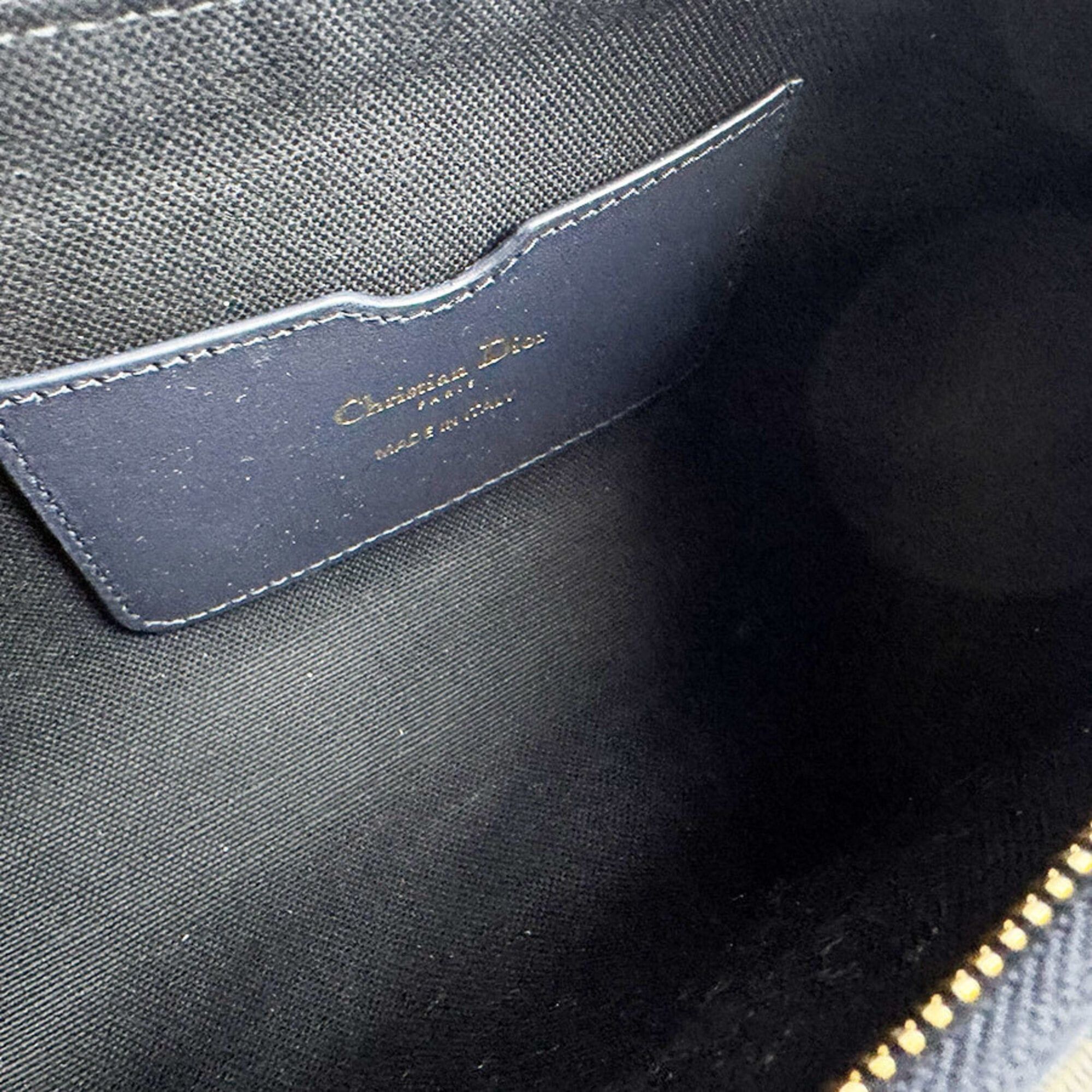 Dior Christian Dior 30 Montaigne Hobo Mini Bag, Canvas and Leather, Navy, Women's, S2381UTZQ_M928 z10290 Size ONE SIZE - 5 Thumbnail
