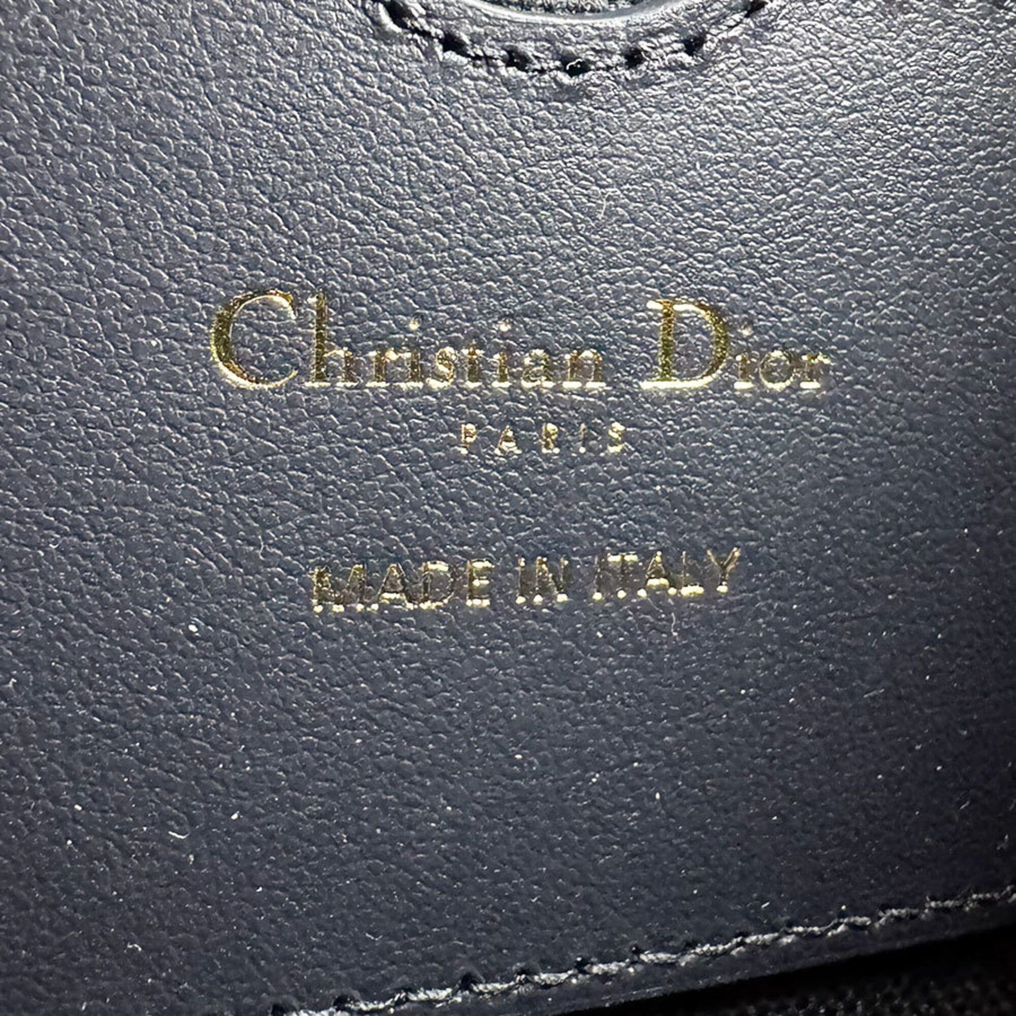 Dior Christian Dior 30 Montaigne Hobo Mini Bag, Canvas and Leather, Navy, Women's, S2381UTZQ_M928 z10290 Size ONE SIZE - 12 Thumbnail