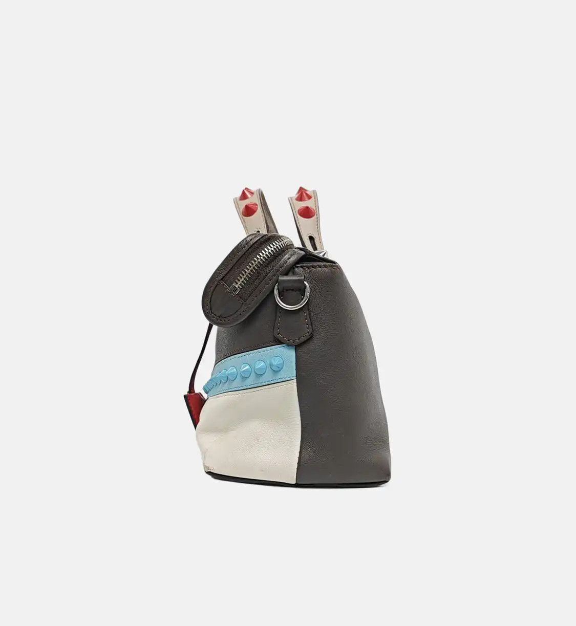 Fendi FENDI By The Way Medium multi-color cowhide leather stud shoulder bag handbag cr Size ONE SIZE - 3 Thumbnail