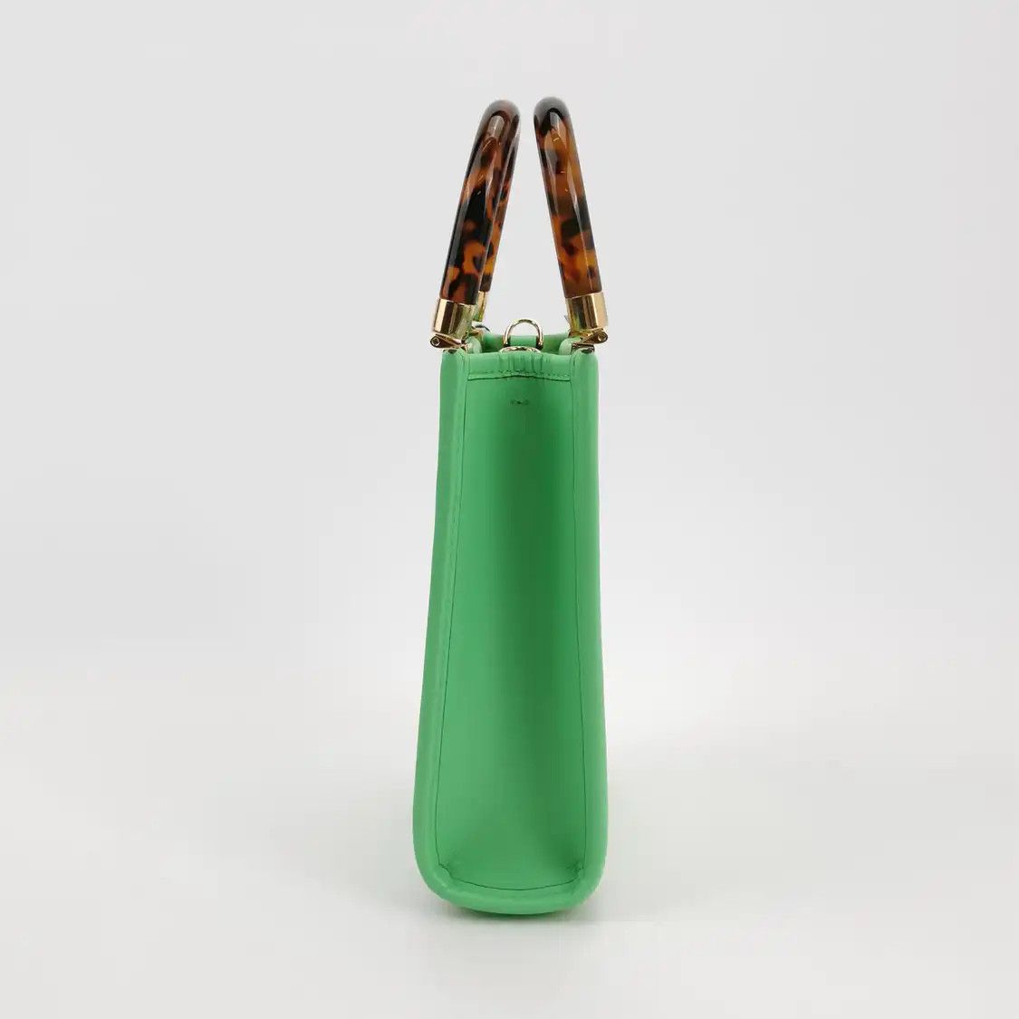 Fendi FENDI Sunshine green cowhide leather doubleF embossed handbag detachable strap Size ONE SIZE - 2 Thumbnail