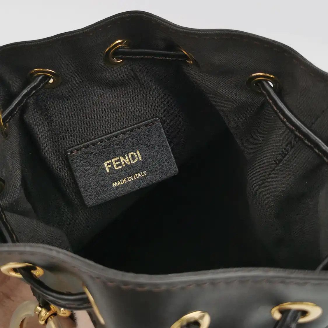 Fendi FENDI Mon Tresor mini pink wool leather handbag detachable strap Size ONE SIZE - 7 Thumbnail