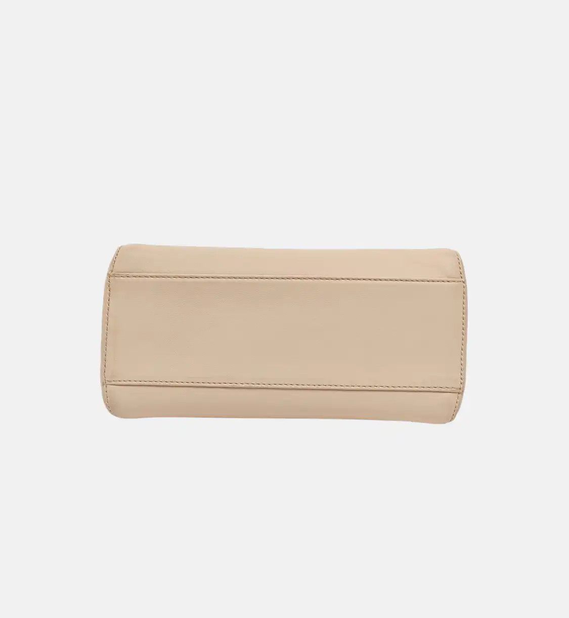 Fendi FENDI Peekaboo mini beige sheepskin shoulder bag handbag crossbody bag gold hard Size ONE SIZE - 6 Thumbnail