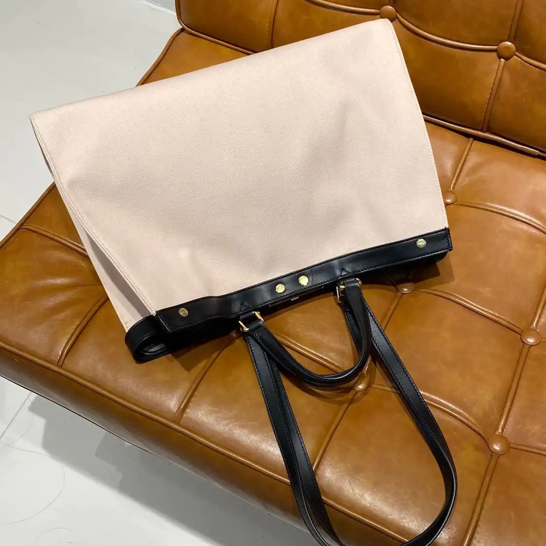 Fendi FENDI Peekaboo Medium multi-color fabric doubleF shoulder bag Size ONE SIZE - 2 Thumbnail