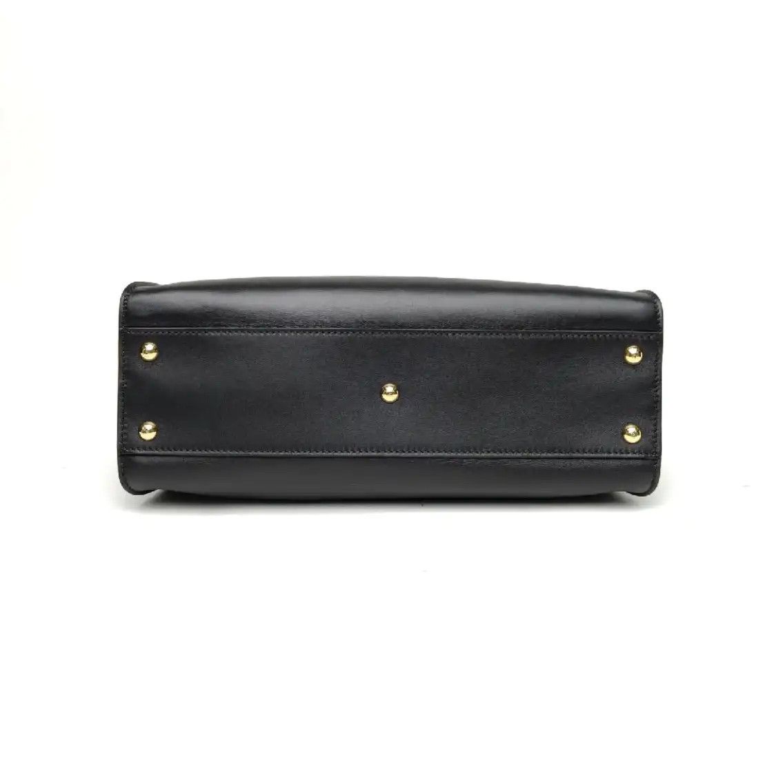 Fendi FENDI Peekaboo Medium black cowhide leather handbag detachable strap Size ONE SIZE - 8 Thumbnail