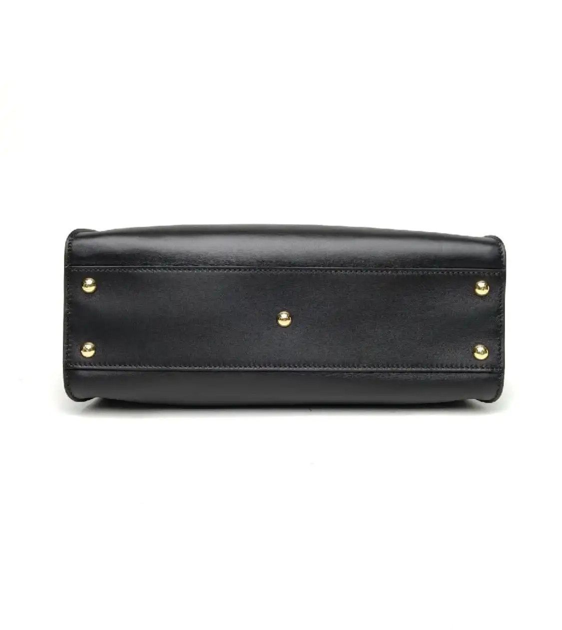 Fendi FENDI Peekaboo Medium black cowhide leather handbag detachable strap Size ONE SIZE - 4 Thumbnail
