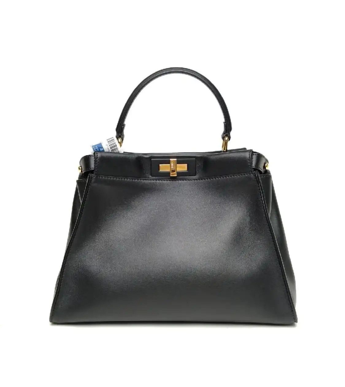 Fendi FENDI Peekaboo Medium black cowhide leather handbag detachable strap Size ONE SIZE - 5 Thumbnail