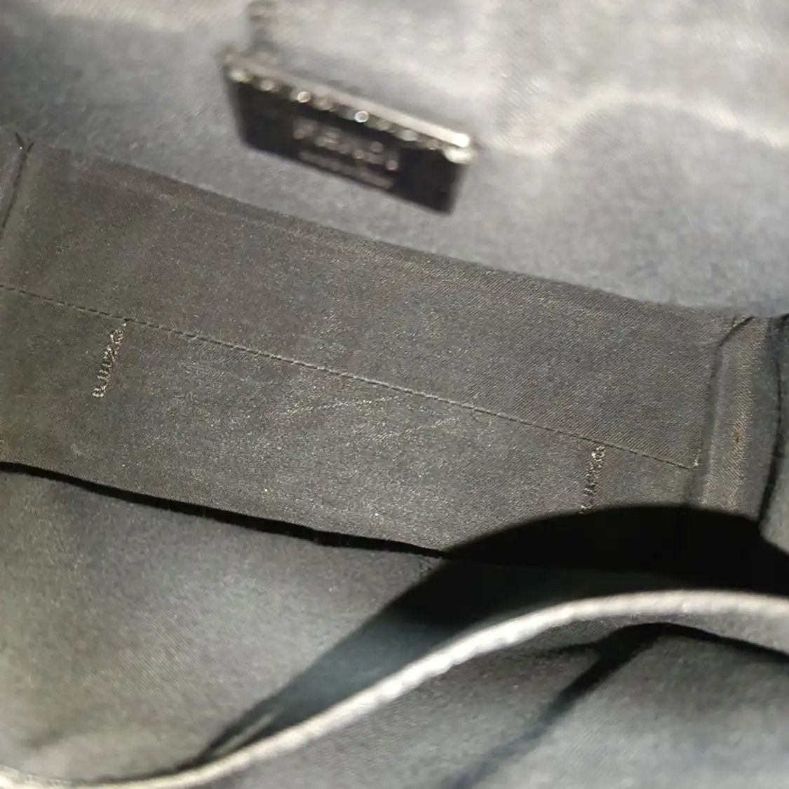 Fendi FENDI Lui grey cowhide leather shoulder bag handbag crossbody bag black hardware Size ONE SIZE - 7 Thumbnail