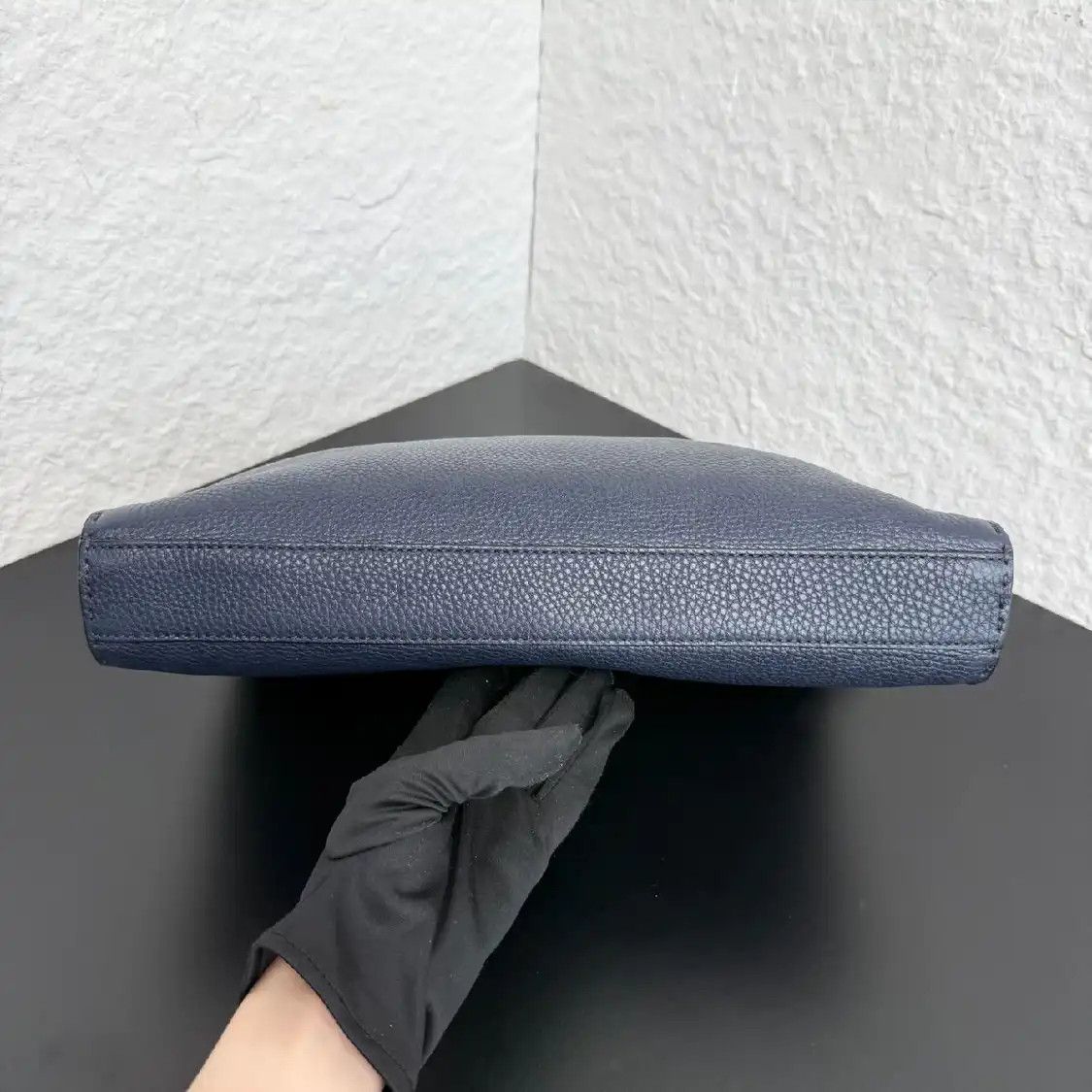Fendi FENDI Peekaboo blue cowhide leather shoulder bag Size ONE SIZE - 5 Thumbnail
