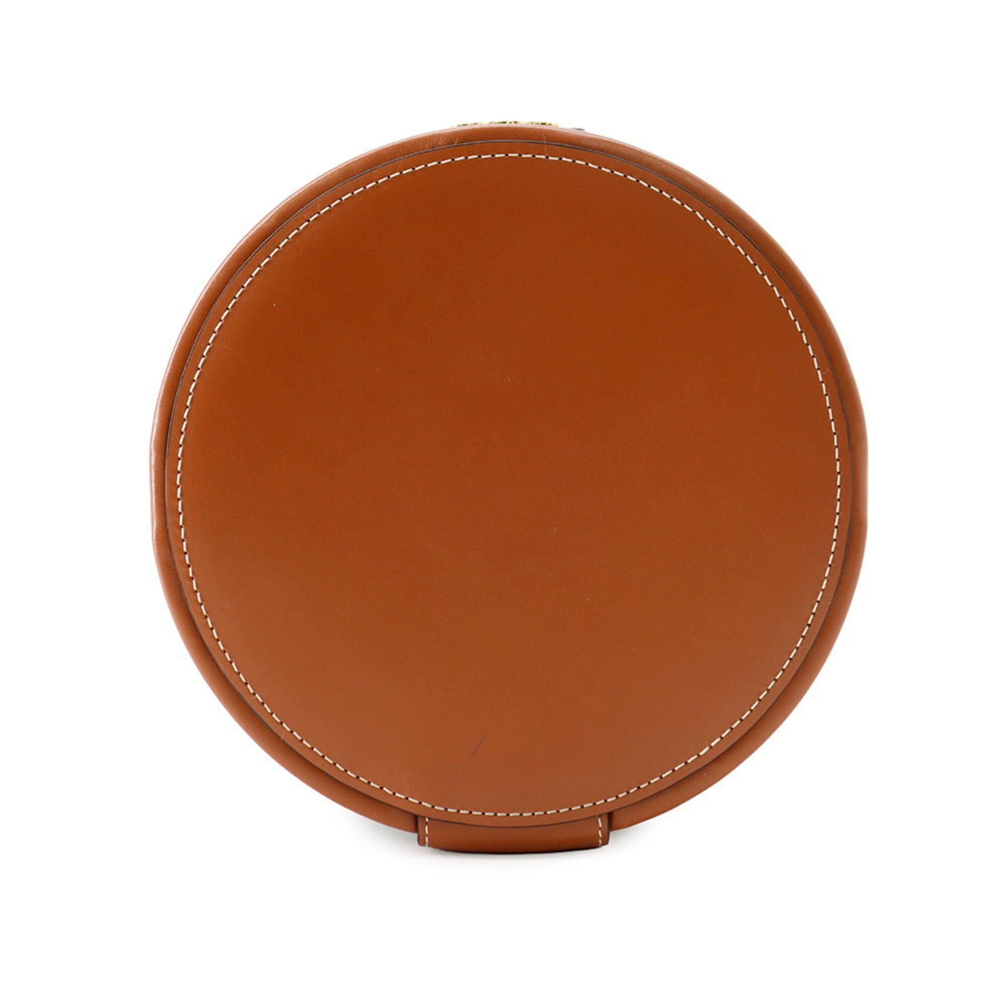 Celine Celine shoulder bag Triomphe Tambour medium leather 195192 CELINE handbag women's Size ONE SIZE - 3 Thumbnail
