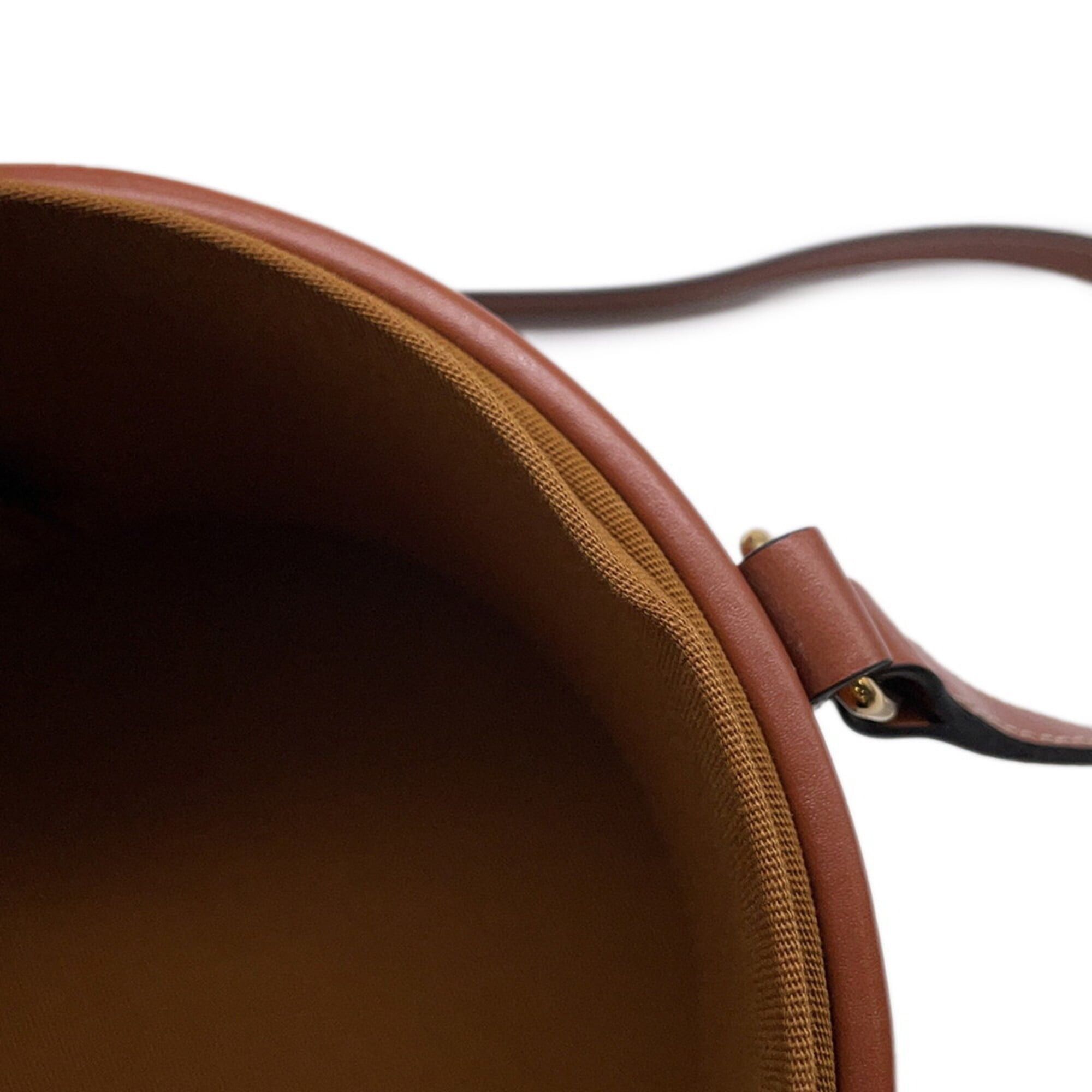 Celine Celine shoulder bag Triomphe Tambour medium leather 195192 CELINE handbag women's Size ONE SIZE - 13 Thumbnail