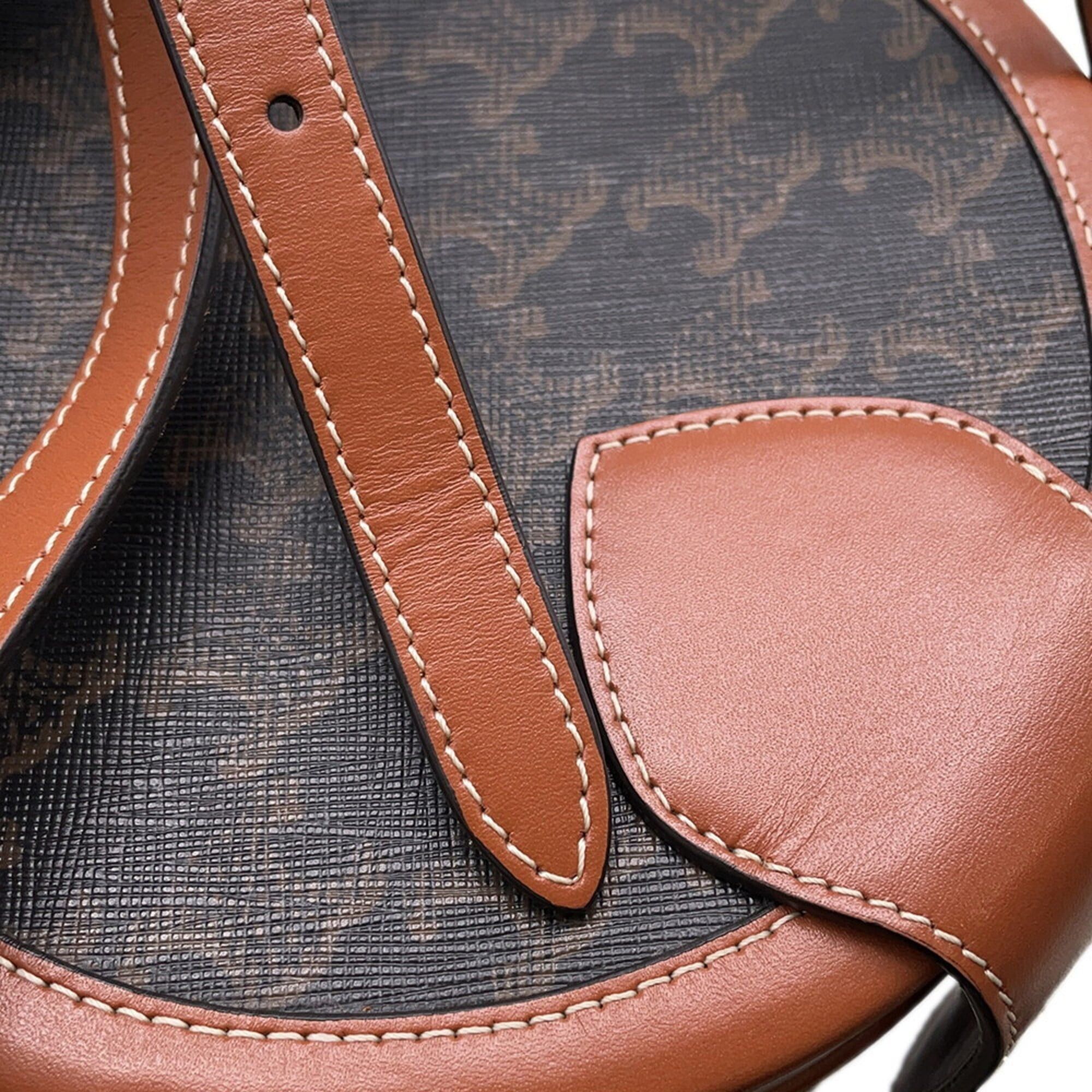 Celine Celine shoulder bag Triomphe Tambour medium leather 195192 CELINE handbag women's Size ONE SIZE - 10 Thumbnail