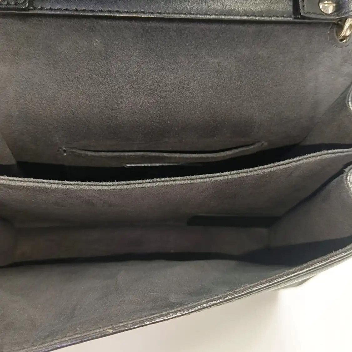 Fendi FENDI Kan I mini black cowhide leather shoulder bag crossbody bag gold silver ha Size ONE SIZE - 7 Thumbnail