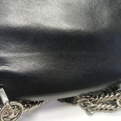 Fendi FENDI Kan I mini black cowhide leather shoulder bag crossbody bag gold silver ha Size ONE SIZE - 12 Thumbnail