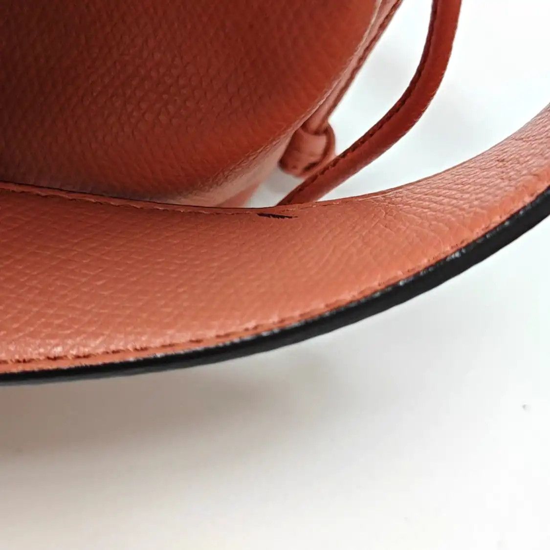 Fendi FENDI Mon Tresor mini orange pink cowhide leather embossed handbag silver hardwa Size ONE SIZE - 10 Thumbnail
