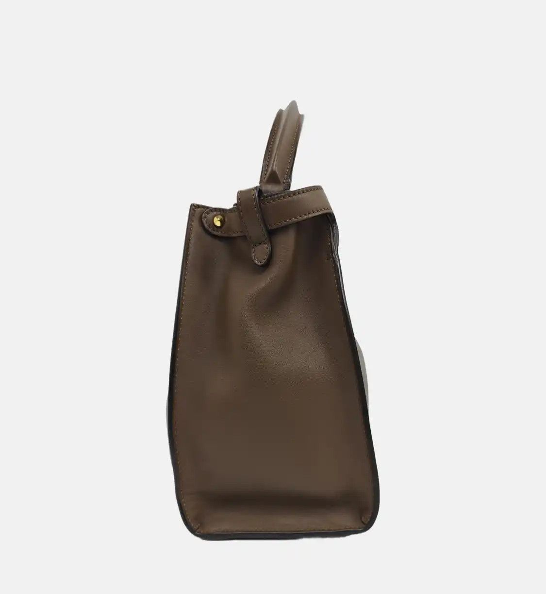 Fendi FENDI Peekaboo Medium brown cowhide leather shoulder bag handbag crossbody bag g Size ONE SIZE - 4 Thumbnail