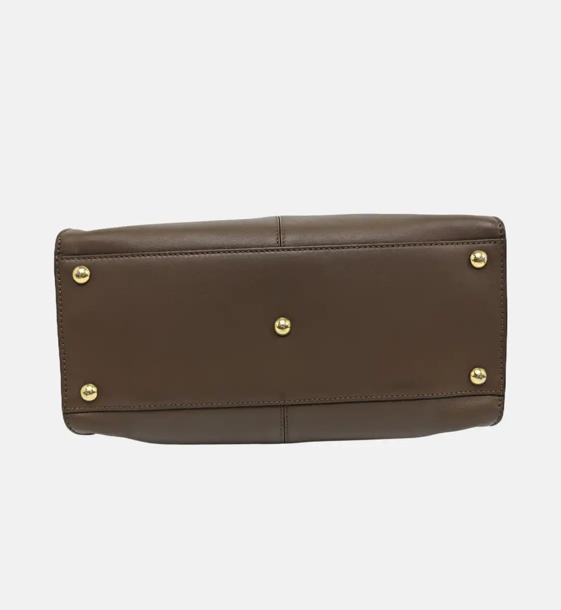 Fendi FENDI Peekaboo Medium brown cowhide leather shoulder bag handbag crossbody bag g Size ONE SIZE - 6 Thumbnail