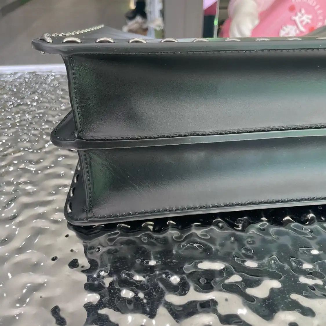 Fendi FENDI Peekaboo Medium black cowhide leather handbag detachable strap Size ONE SIZE - 8 Thumbnail