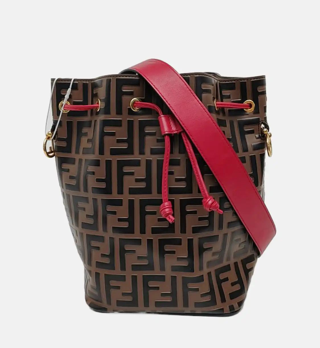 Fendi FENDI Mon Tresor Small black cowhide leather doubleF shoulder bag gold hardware Size ONE SIZE - 8 Thumbnail