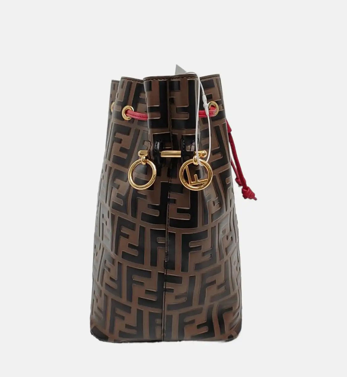 Fendi FENDI Mon Tresor Small black cowhide leather doubleF shoulder bag gold hardware Size ONE SIZE - 4 Thumbnail