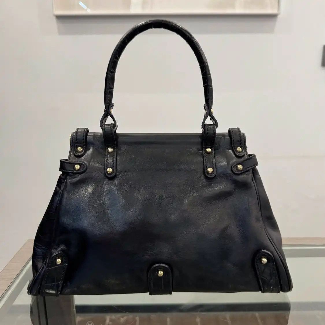Fendi FENDI Magic black cowhide leather crocodile handbag Size ONE SIZE - 2 Thumbnail