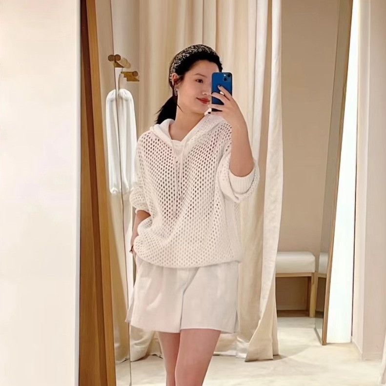 Chloe Chloé Open Knit Hoodie Size S Size S / US 4 / IT 40 - 7 Thumbnail