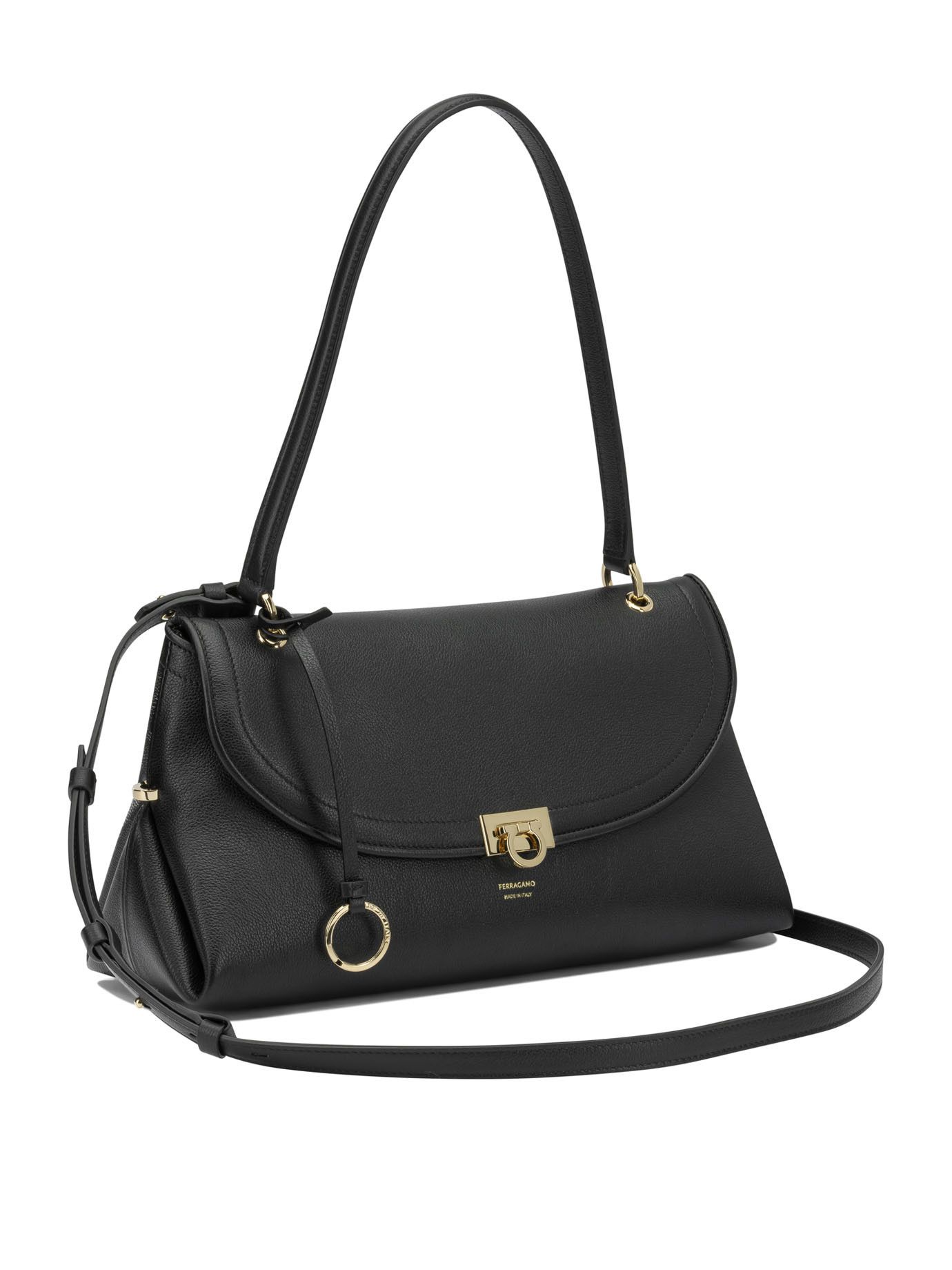 Salvatore Ferragamo Medium Gancini Shoulder Bag Size ONE SIZE - 2 Thumbnail