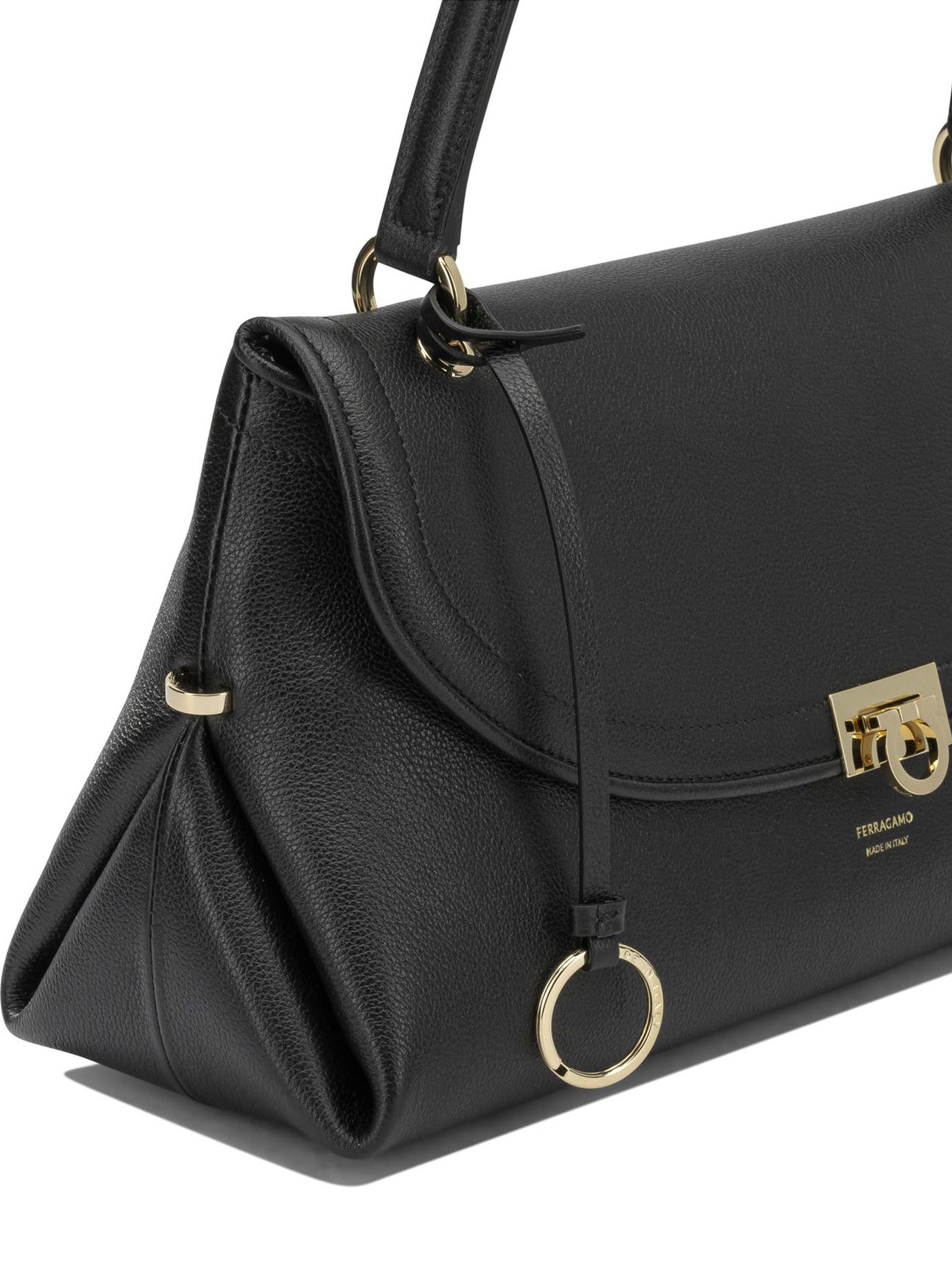 Salvatore Ferragamo Medium Gancini Shoulder Bag Size ONE SIZE - 4 Thumbnail