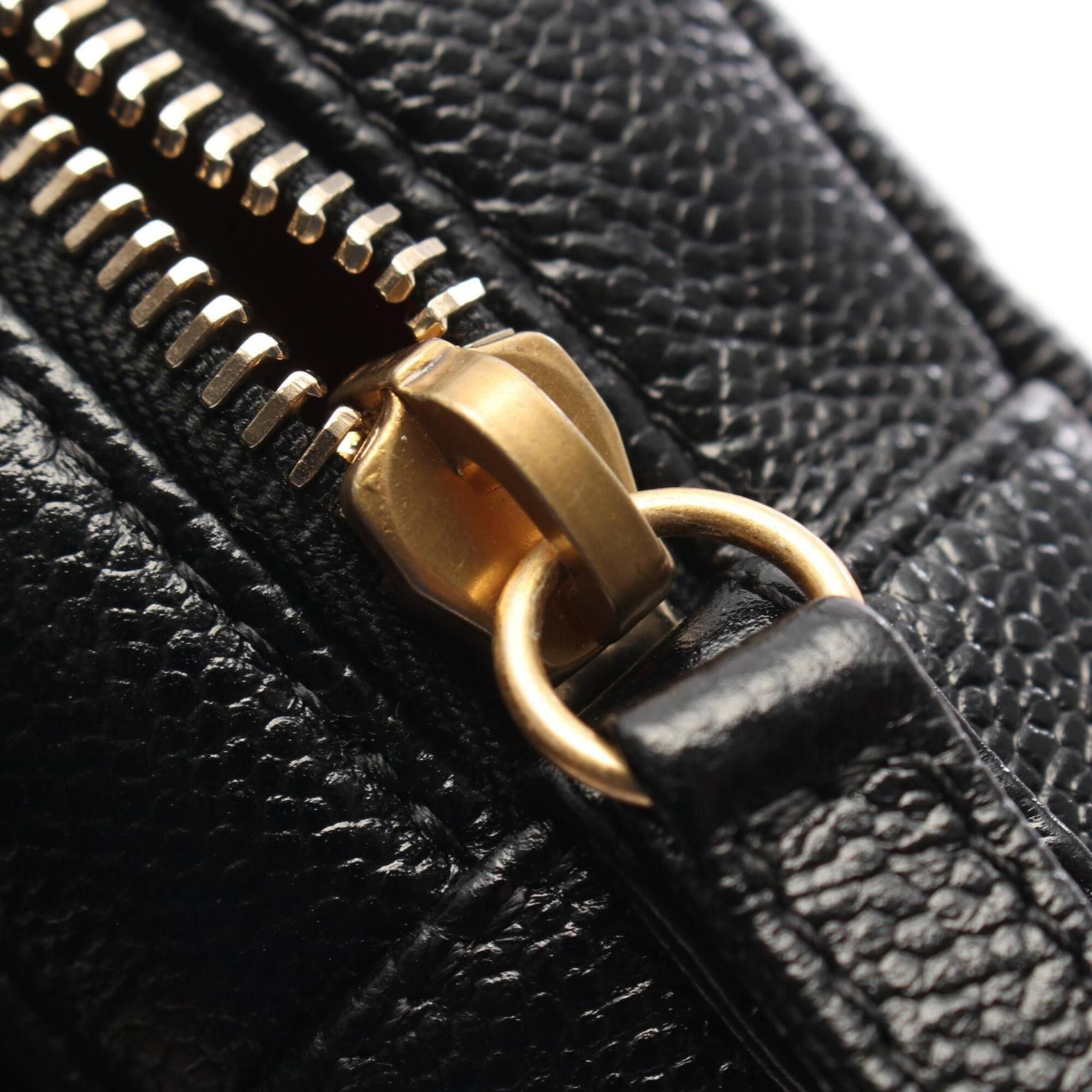 Chanel Chanel Matelassé Chain Backpack/Handbag, Caviar Leather (Grained Calfskin), Women's, Black Size ONE SIZE - 10 Thumbnail