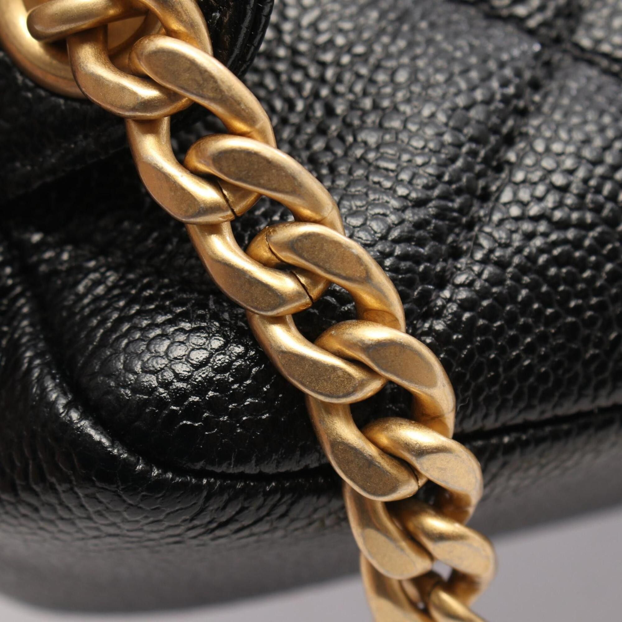 Chanel Chanel Matelassé Chain Backpack/Handbag, Caviar Leather (Grained Calfskin), Women's, Black Size ONE SIZE - 9 Thumbnail