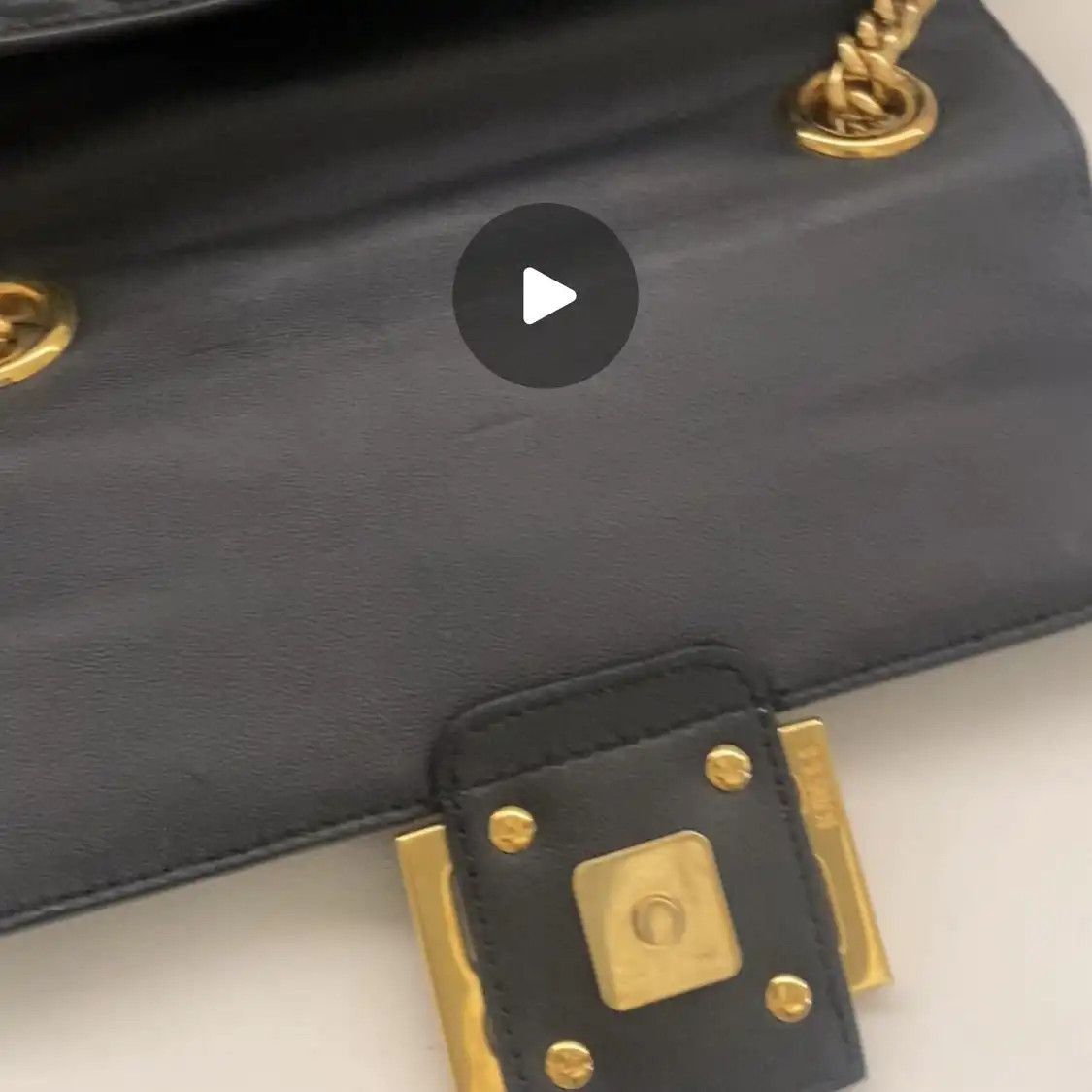 Fendi FENDI Baguette Medium black sheepskin doubleF crossbody bag Size ONE SIZE - 11 Thumbnail