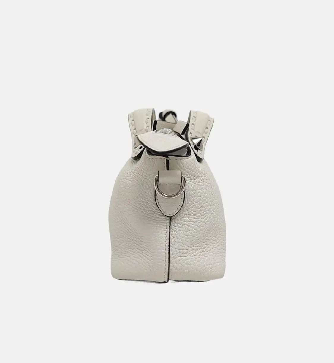 Fendi FENDI By The Way mini white cowhide leather stud shoulder bag silver hardware de Size ONE SIZE - 3 Thumbnail